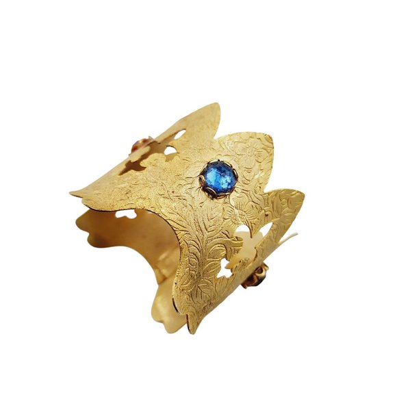 Vintage Unique Hand Made Crown Ornament, Scarf Holder, Cat Crown, Napkin Ring et - Picture 6 of 9